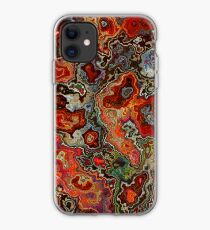 Blood Geode iPhone Case