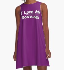 I Love My 'Games More Than My' Boyfriend A-Line Dress