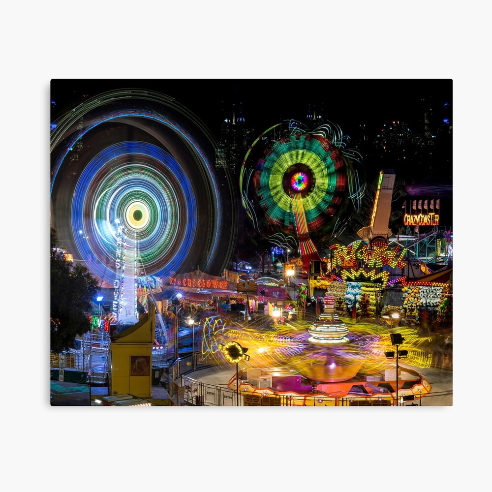 Fairground Attraction (diptych - right side) Canvas Print