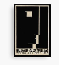 Bauhaus Logo auf 1923 Weimar Werbung Leinwanddruck