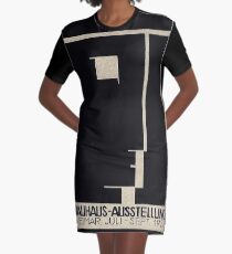 Bauhaus Logo on 1923 Weimar Advertisement Graphic T-Shirt Dress