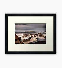 Ocean Fury Framed Print