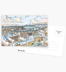 Postales Panorámica de Génova