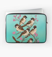 Sakura Sparrows Laptop Sleeve