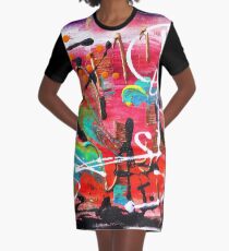 Primavera Graphic T-Shirt Dress