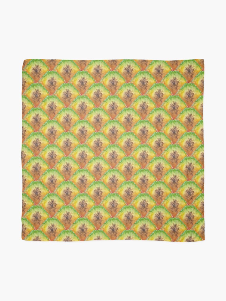 Alternate view of Pure Pineapple Pattern Scarf