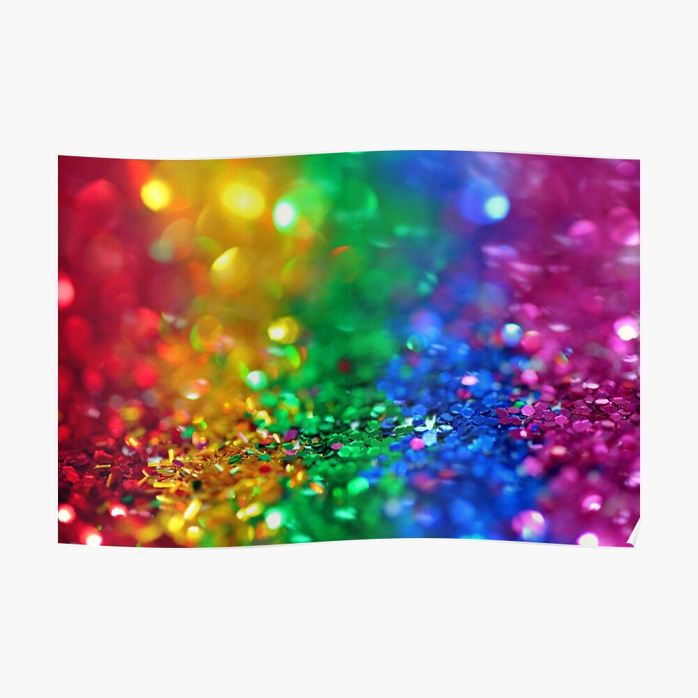 "Abstract Glitter" Poster by Passie Redbubble