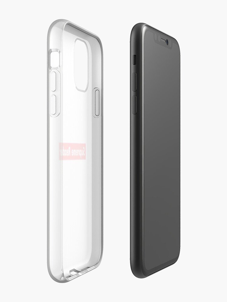 Coque iPhone « Suprême Reader Logo », par sanseffort