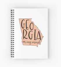 Georgia On My Mind Spiral Notebook