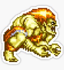 Blanka Street Fighter 2 Logo Sticker