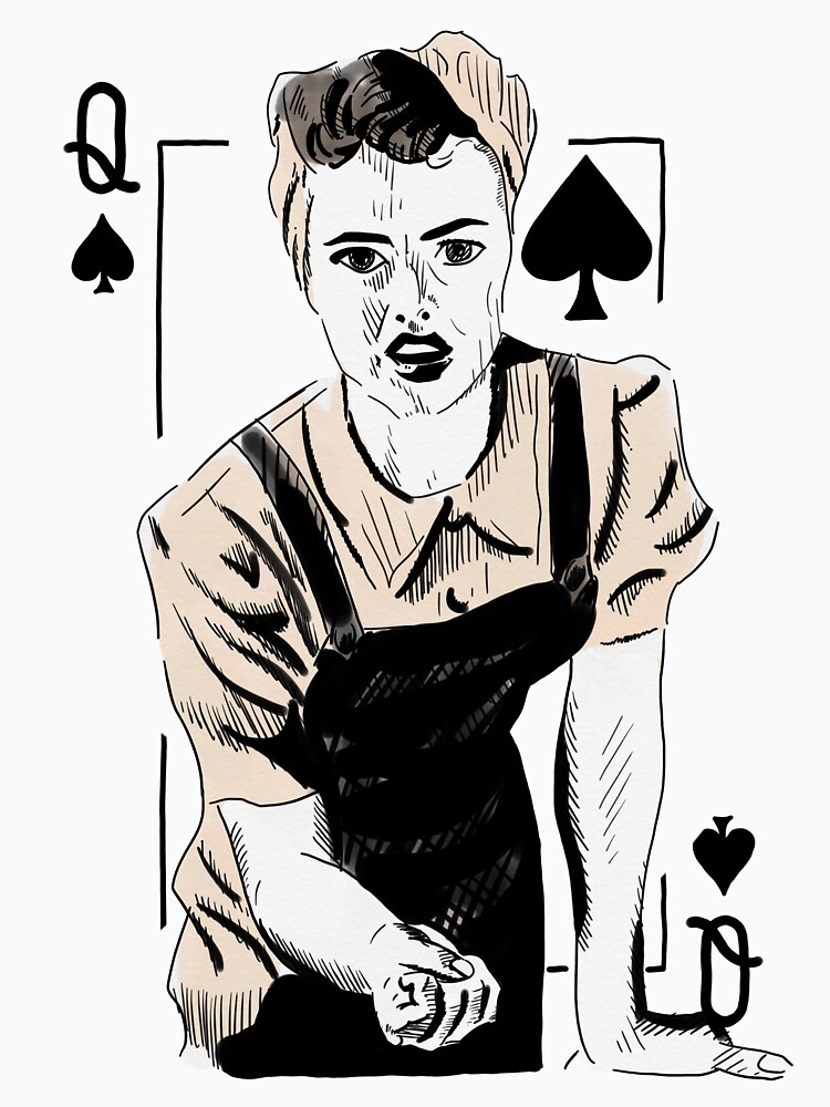 Wartime Land Girl Queen of Spades by fullrangepoker