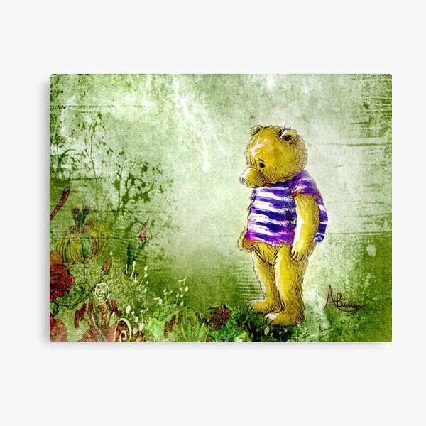 Botanical Bear Canvas Print