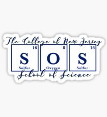 TCNJ School of Science Sticker