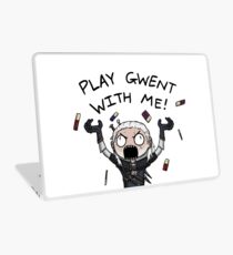 Play gwent with me Laptop Skin