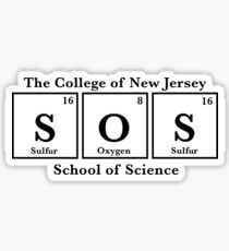 TCNJ school of science Sticker