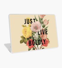 Just Live Boldly Laptop Skin