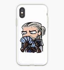Geralt playing gwent iPhone Case