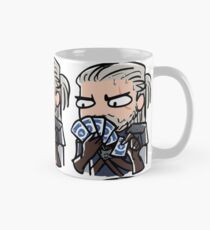 Geralt playing gwent Mug