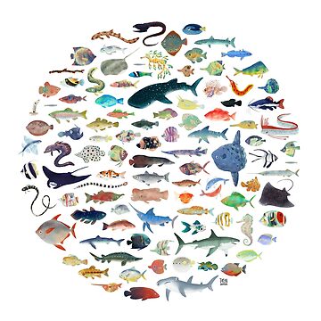 Artwork thumbnail, One Hundred Fish by tarynjohnson