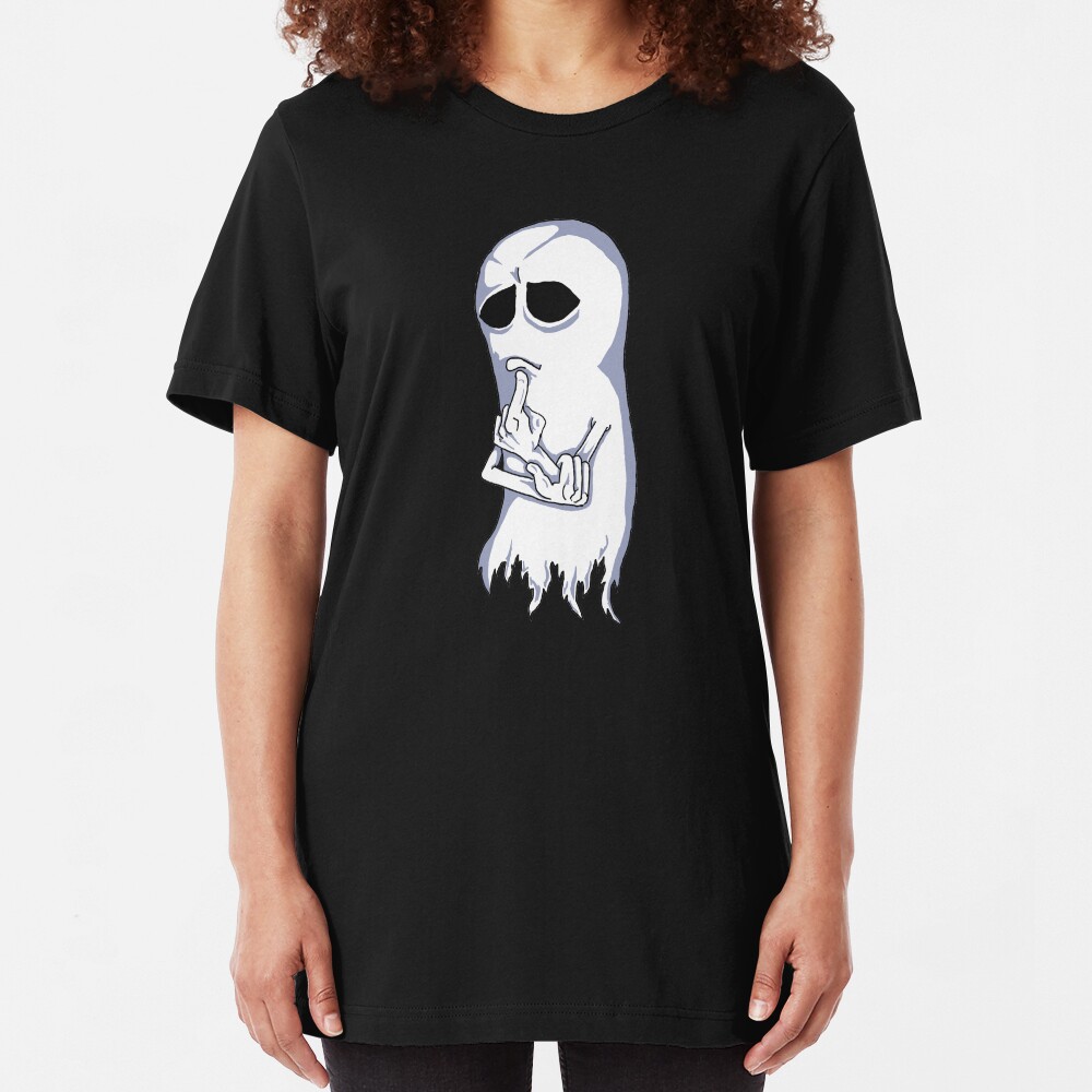 Contemplative Ghost Slim Fit T-Shirt