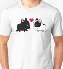 Frenchies in Love Unisex T-Shirt