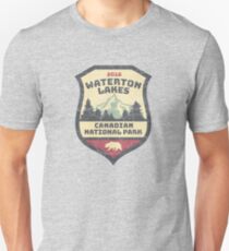 Vintage Waterton Lakes T-shirt and Canadian National Park Hikers Shirt Unisex T-Shirt