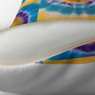 Alternate view of Tri-color Sunburst v1 Floor Pillow