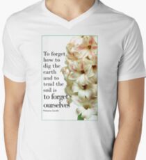 For Literature Loving Gardeners Men's V-Neck T-Shirt