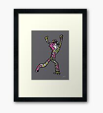 Gray gray dance Framed Print