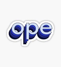 blue ope Sticker