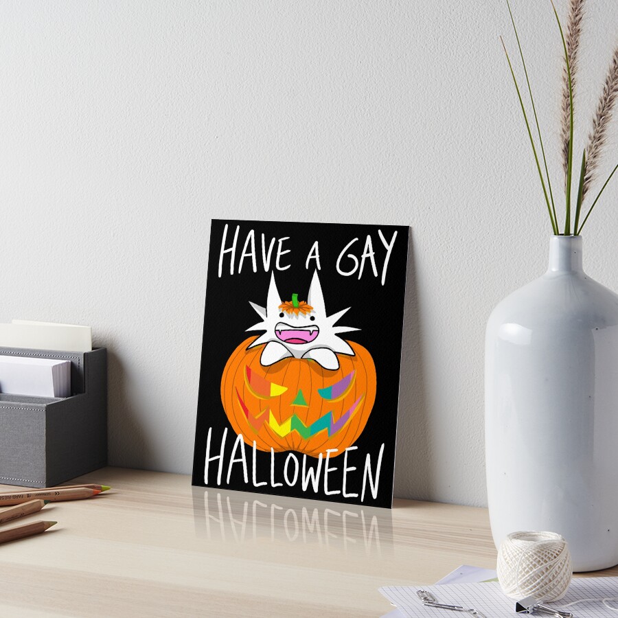 Gay Halloween Art Board Print