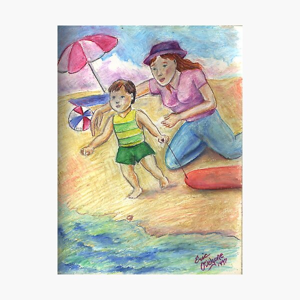 Day at the Beach Photographic Print