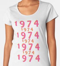 1974 Year design Women's Premium T-Shirt