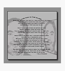 The Man In The Glass - A Collaboration Photographic Print