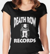 Death Row Record Women's Fitted Scoop T-Shirt