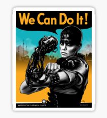 We Can Do It (Furiously) - light colors Sticker