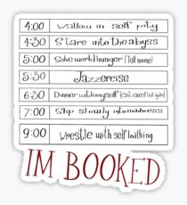 Booked Sticker