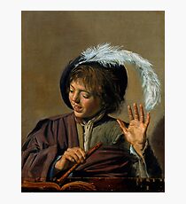 Frans Hals "Singing Boy with Flute" Photographic Print