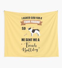 Tela decorativa Regalos French Bulldog Mom & Dad