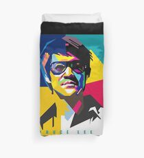 Bruce Lee Colorful Art Duvet Cover