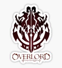 Pegatina Anime Overlord Ainz Ooal Bata Cresta