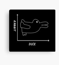 Duck/Rabbit Graph Canvas Print