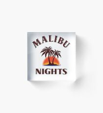 malibu nights lany Acrylic Block