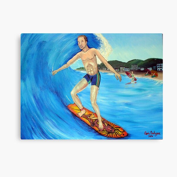 Surfer God or Surfer Dude Canvas Print