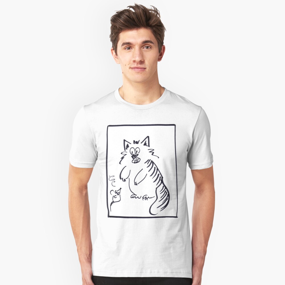 Mousid and Catliad Slim Fit T-Shirt