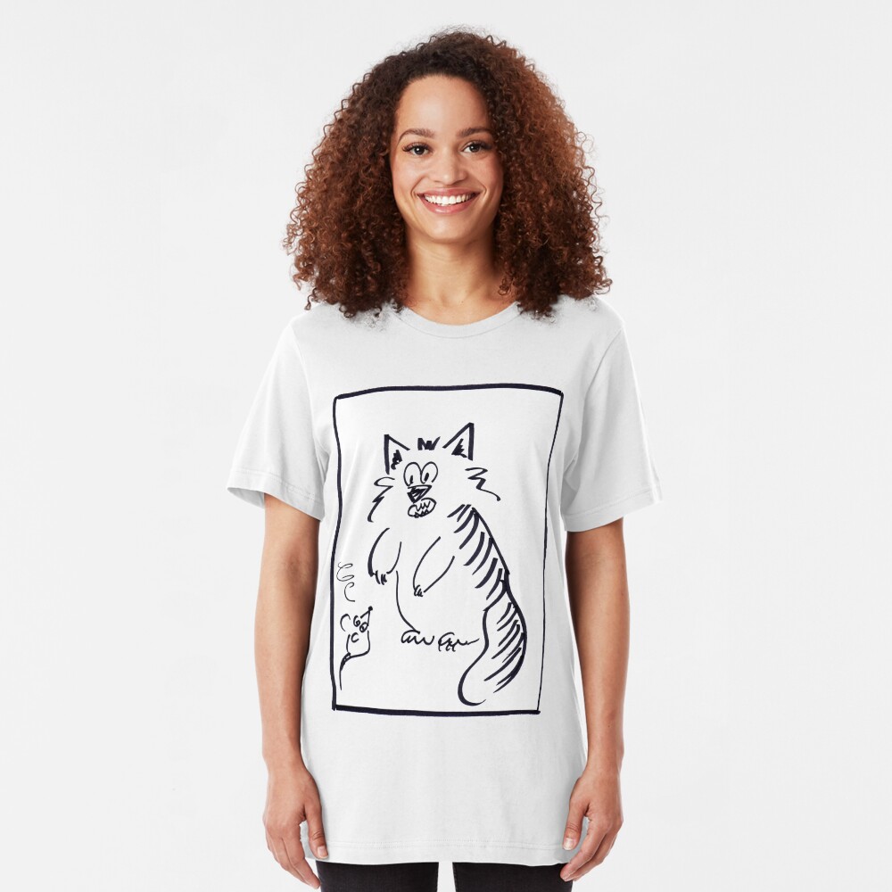 Mousid and Catliad Slim Fit T-Shirt