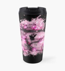 Blossoms branch glowing Art Travel Mug