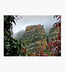 Meteora Monastery World Heritage Site Photographic Print