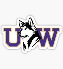UW Retro Sticker