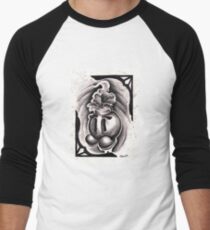 Watercolor bobomb Men's Baseball ¾ T-Shirt